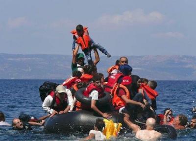 غرق شدن 11 نفر درپی واژگونی قایق مهاجران در دریای مدیترانه
