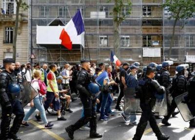 اعتراضات هزاران نفری در سراسر فرانسه علیه محدودیت های کرونایی
